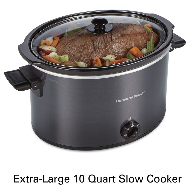 Hamilton Beach Slow Cooker 10 Quart Capacity Reviews Wayfair